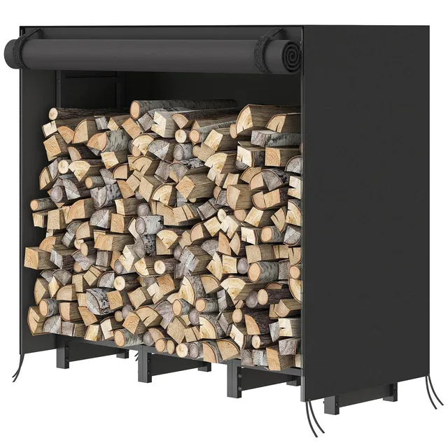 hoobro-porte-b-ches-ext-rieur-noir-4ft-avec-housse image 1
