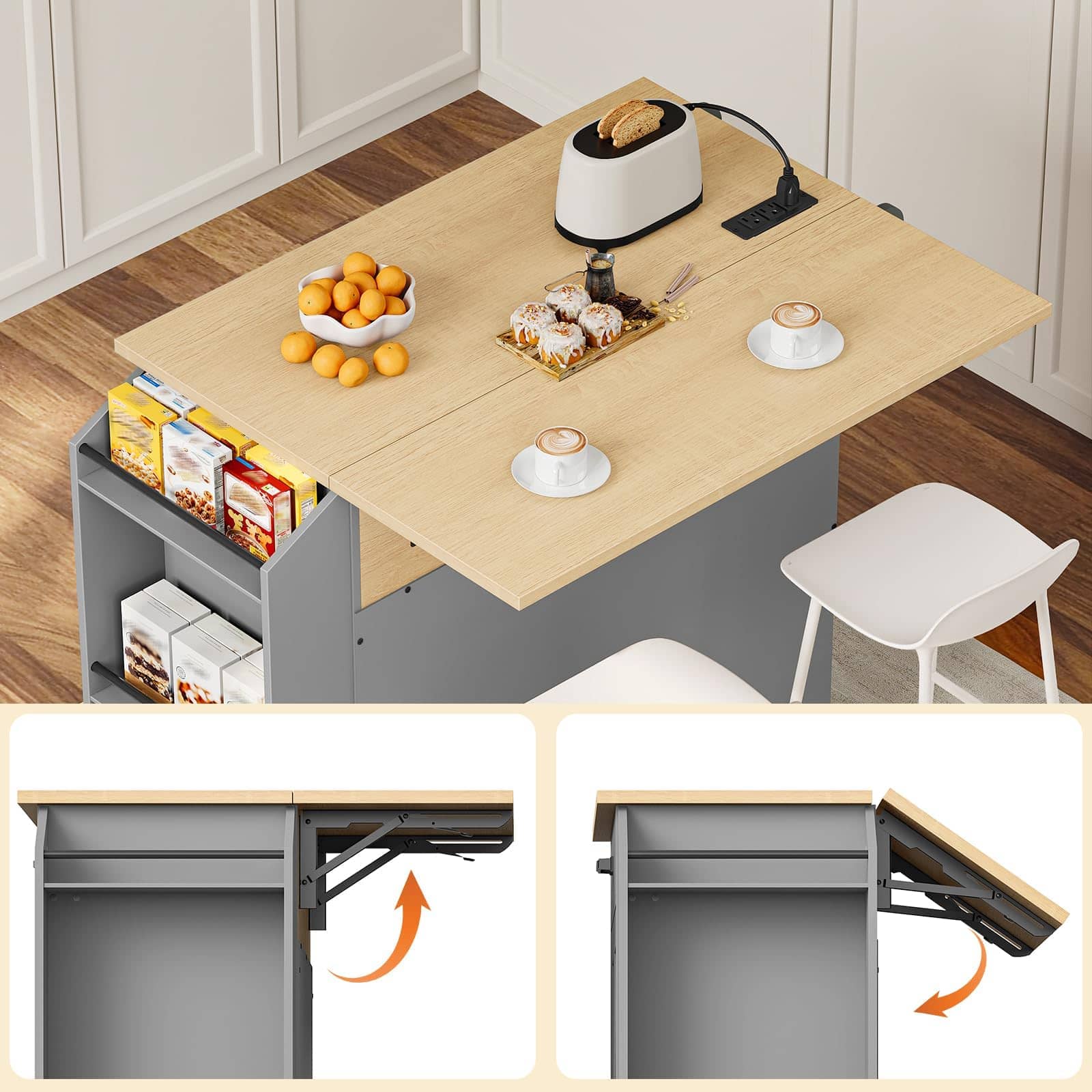 hoobro-kitchen-furniture-desserte-grise-roulettes-prise image 8