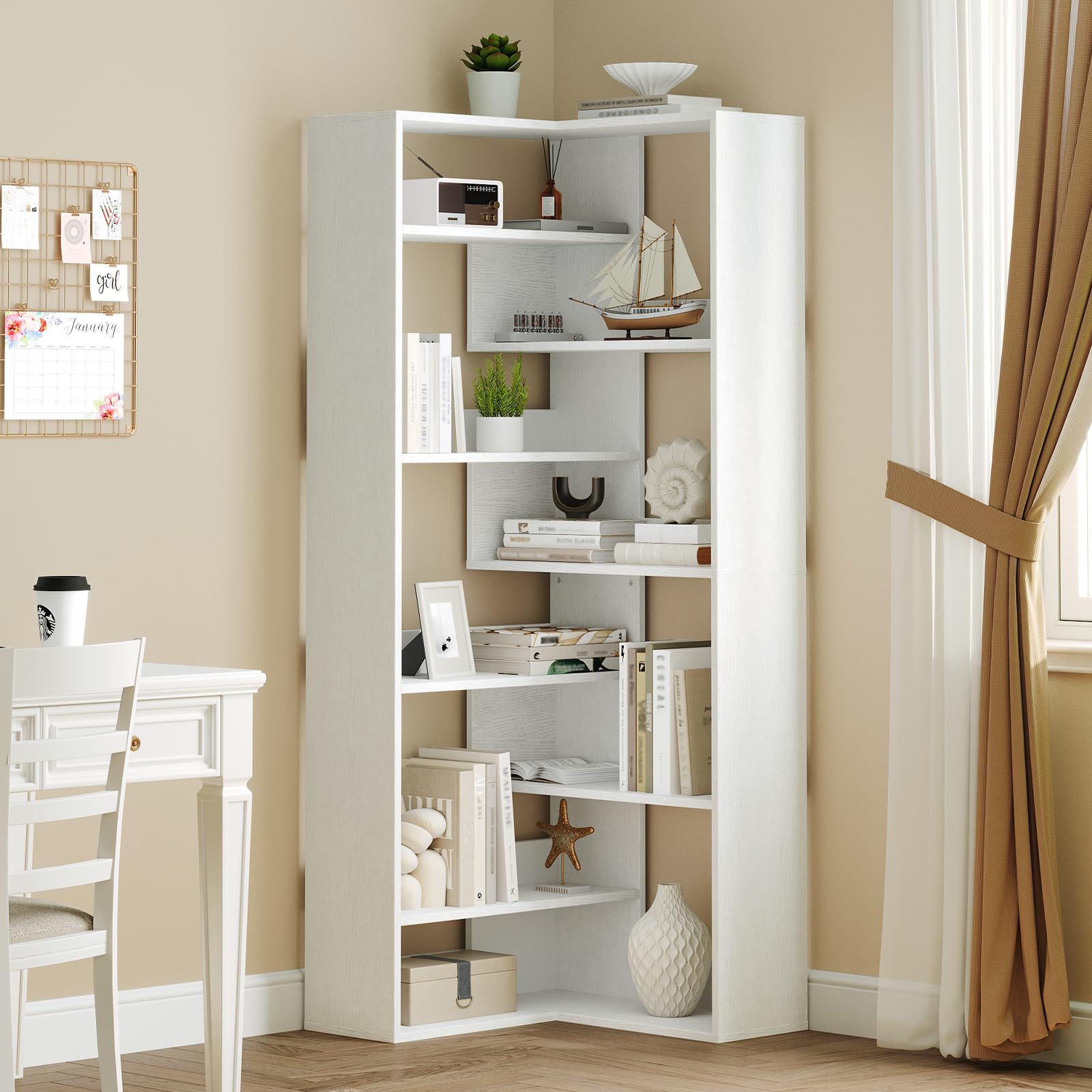 hoobro-biblioth-que-angle-blanche-9-niveaux image 2