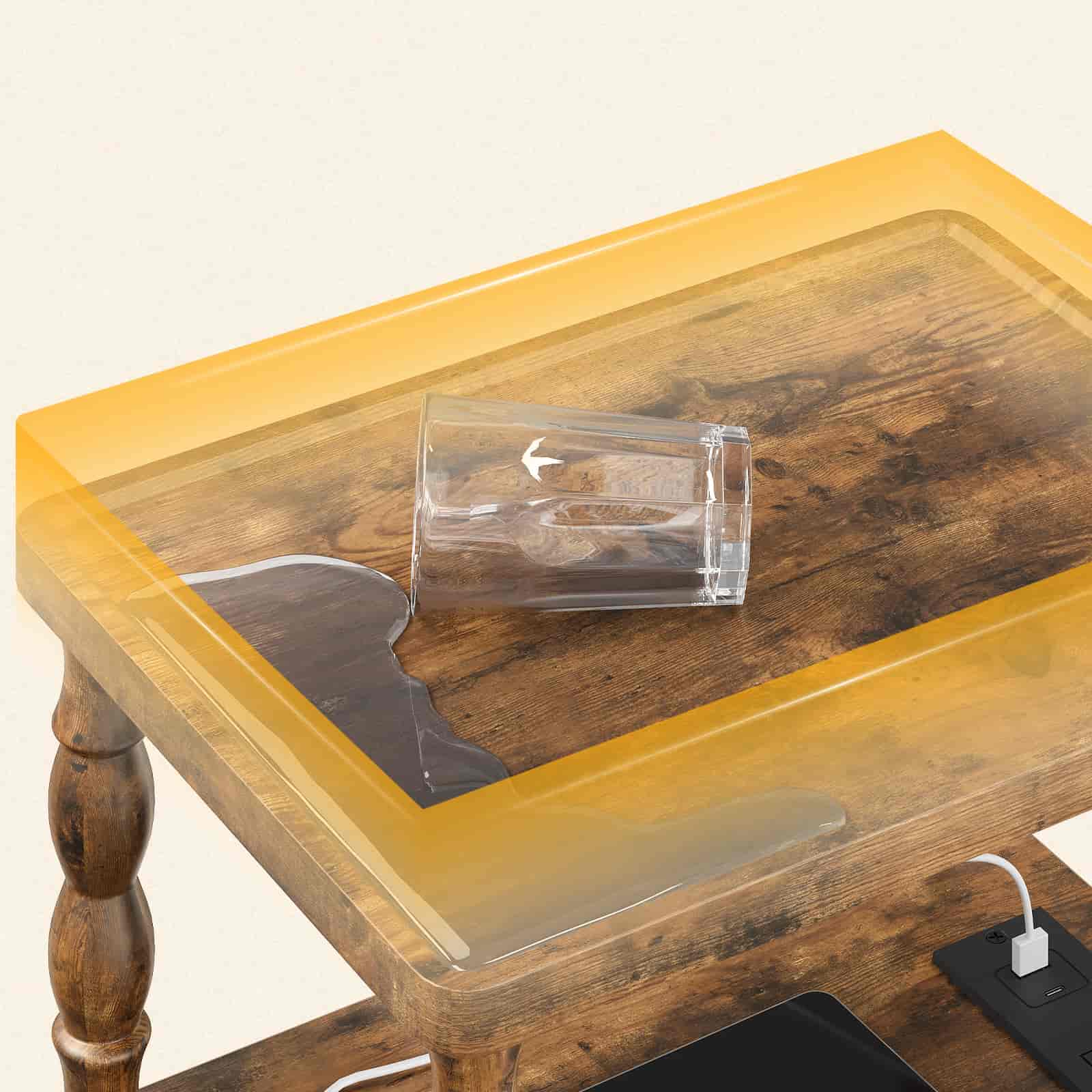 hoobro-side-tables-table-d-appoint-marron-3-niveaux-charge-sans-fil image 6