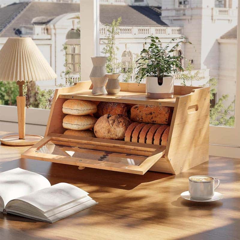 hoobro-kitchen-furniture-bo-te-pain-bambou-naturel image 6