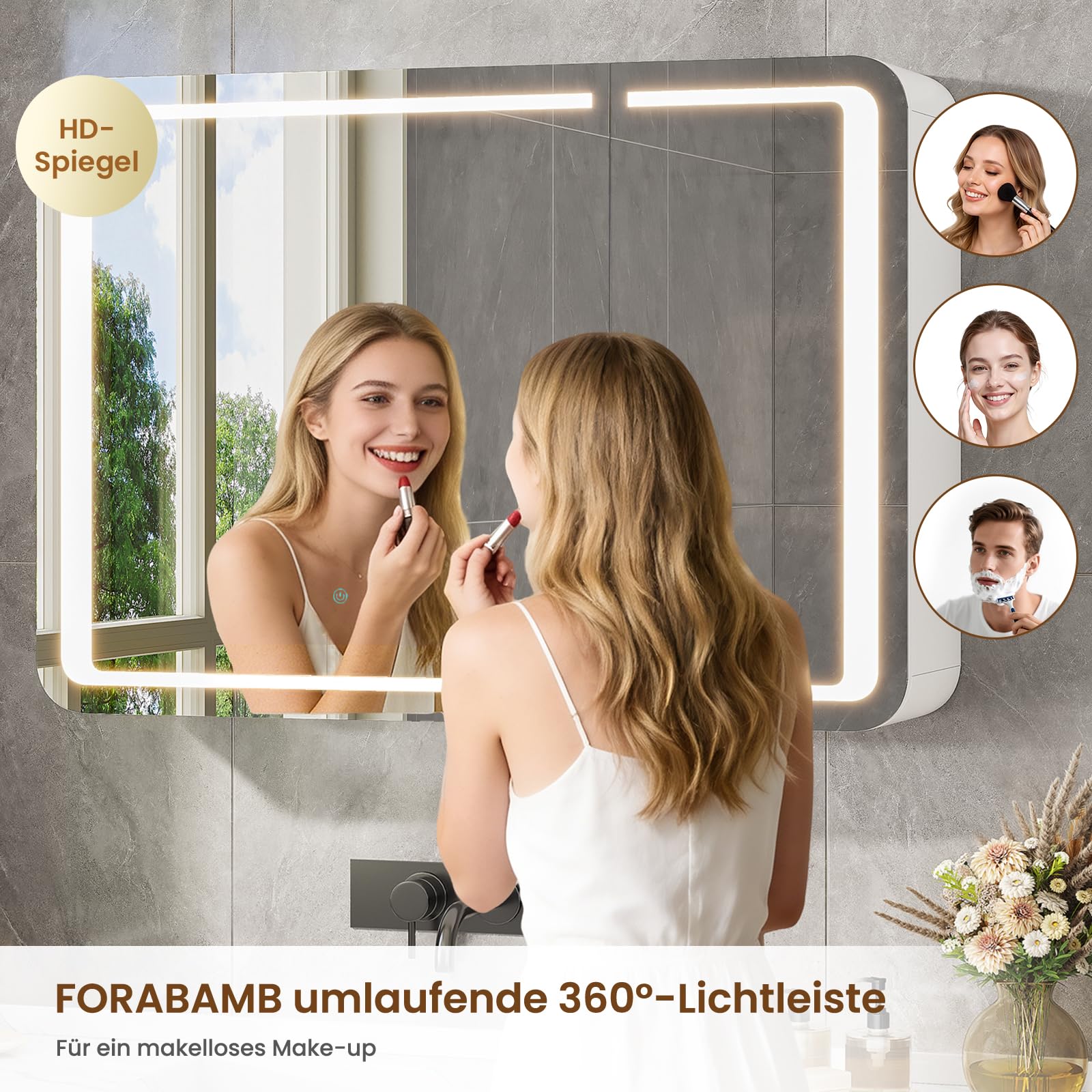 forabamb-armoire-salle-de-bain-miroir-led-blanc-60-cm image 5
