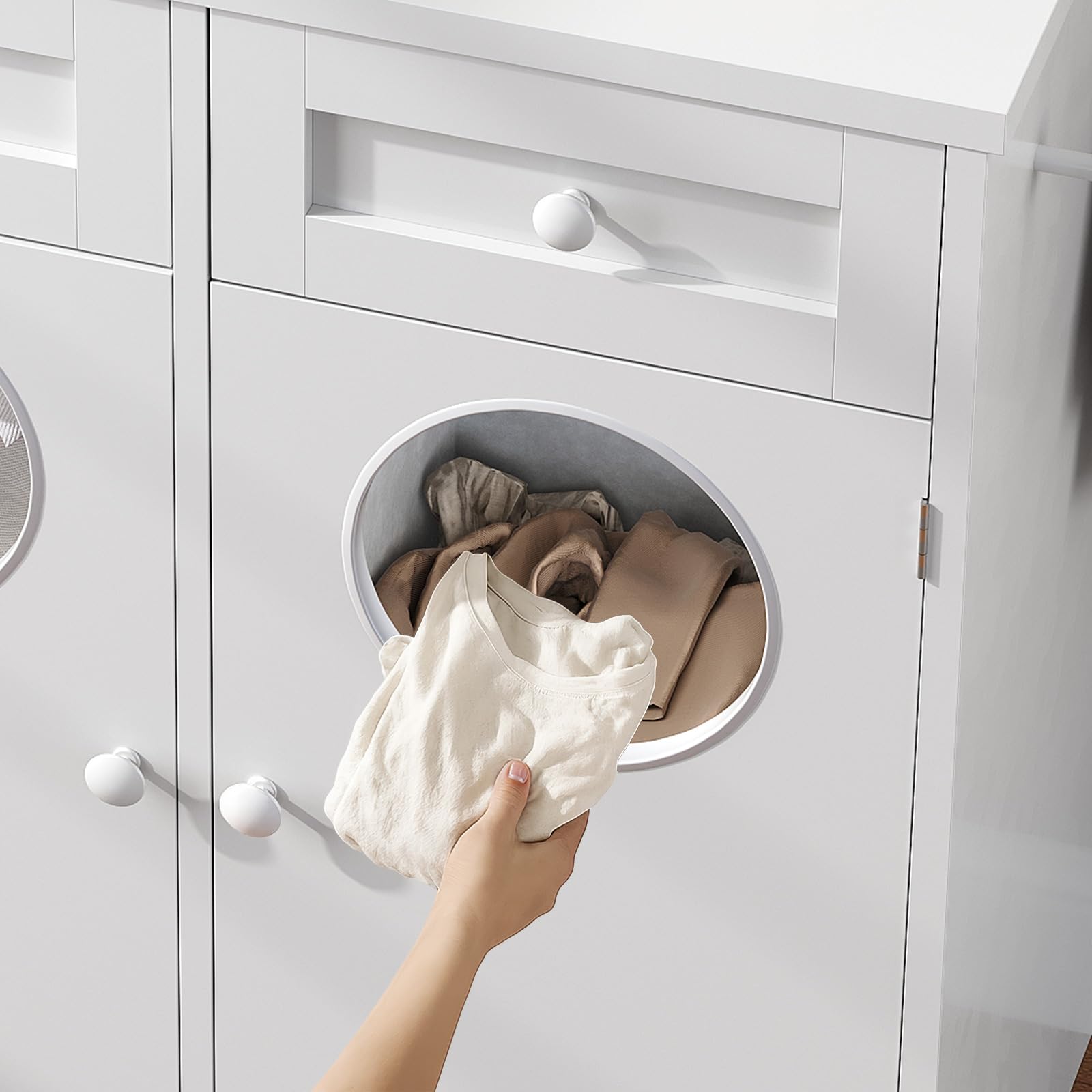 hoobro-wt36xy01-meuble-panier-linge-double-blanc image 4