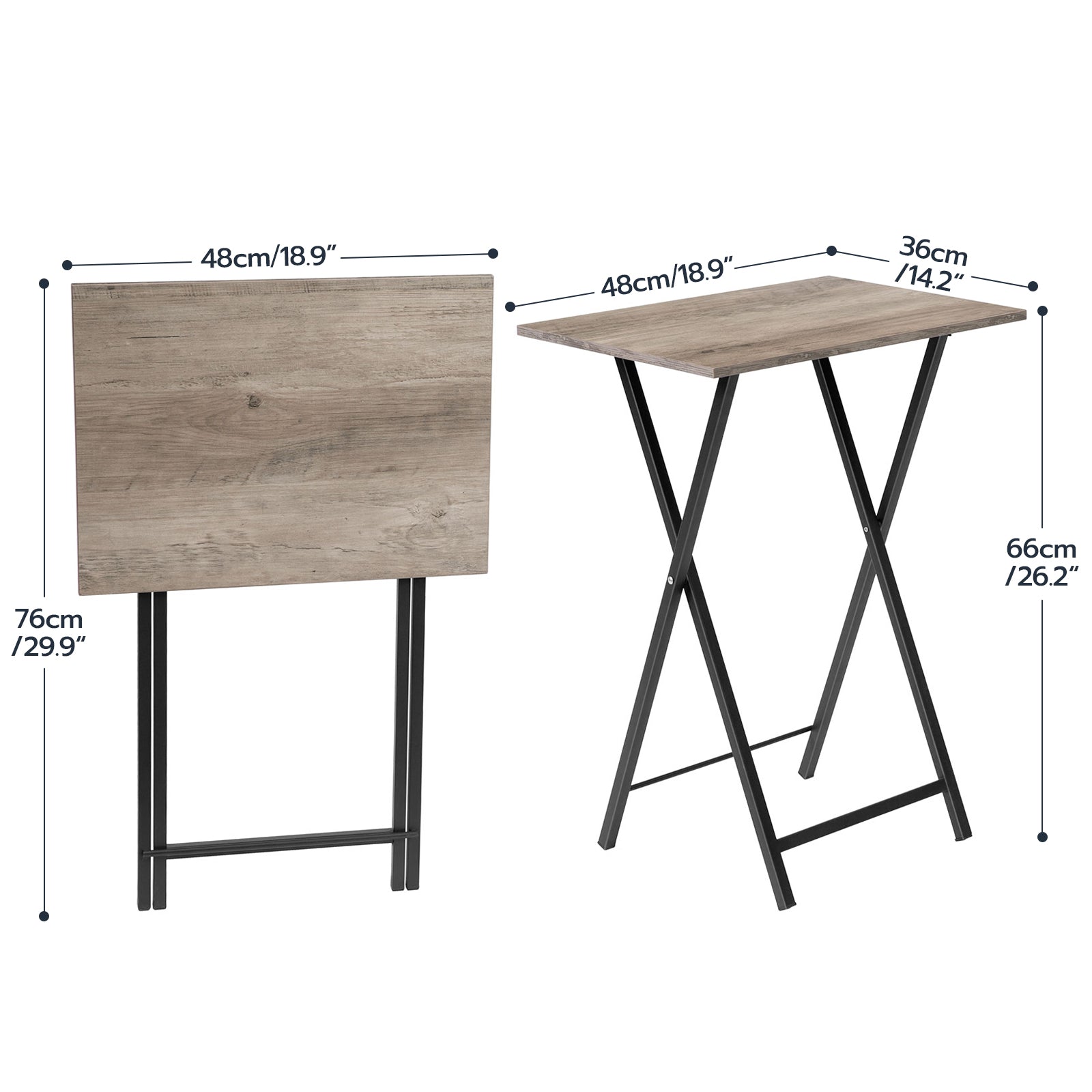 hoobro-tv-tray-tables-table-pliante-lot-de-2-gr-ge image 3