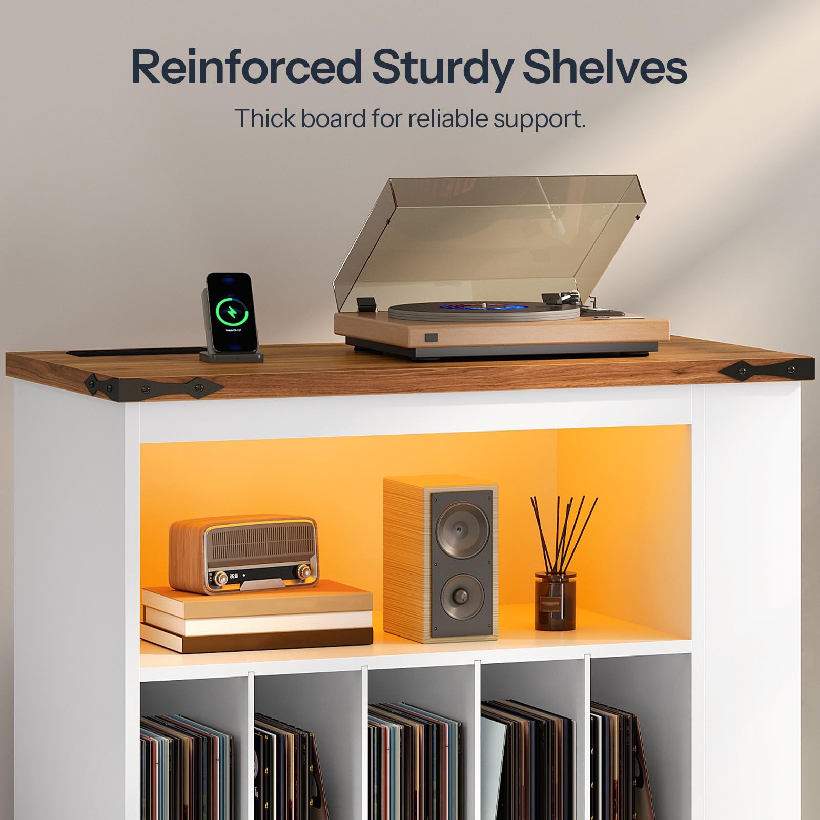 hoobro-living-room-furniture-meuble-vinyle-blanc-led-usb-type-c image 8