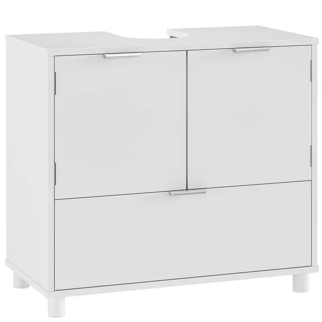 forabamb-meuble-sous-vasque-60-cm-blanc-tiroir-mdf image 1