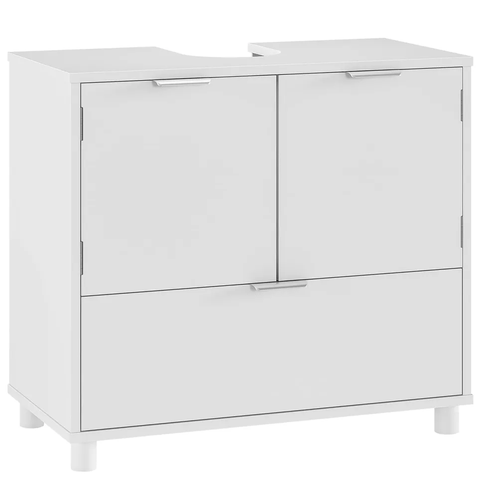 forabamb-meuble-sous-vasque-60-cm-blanc-tiroir-mdf image 1