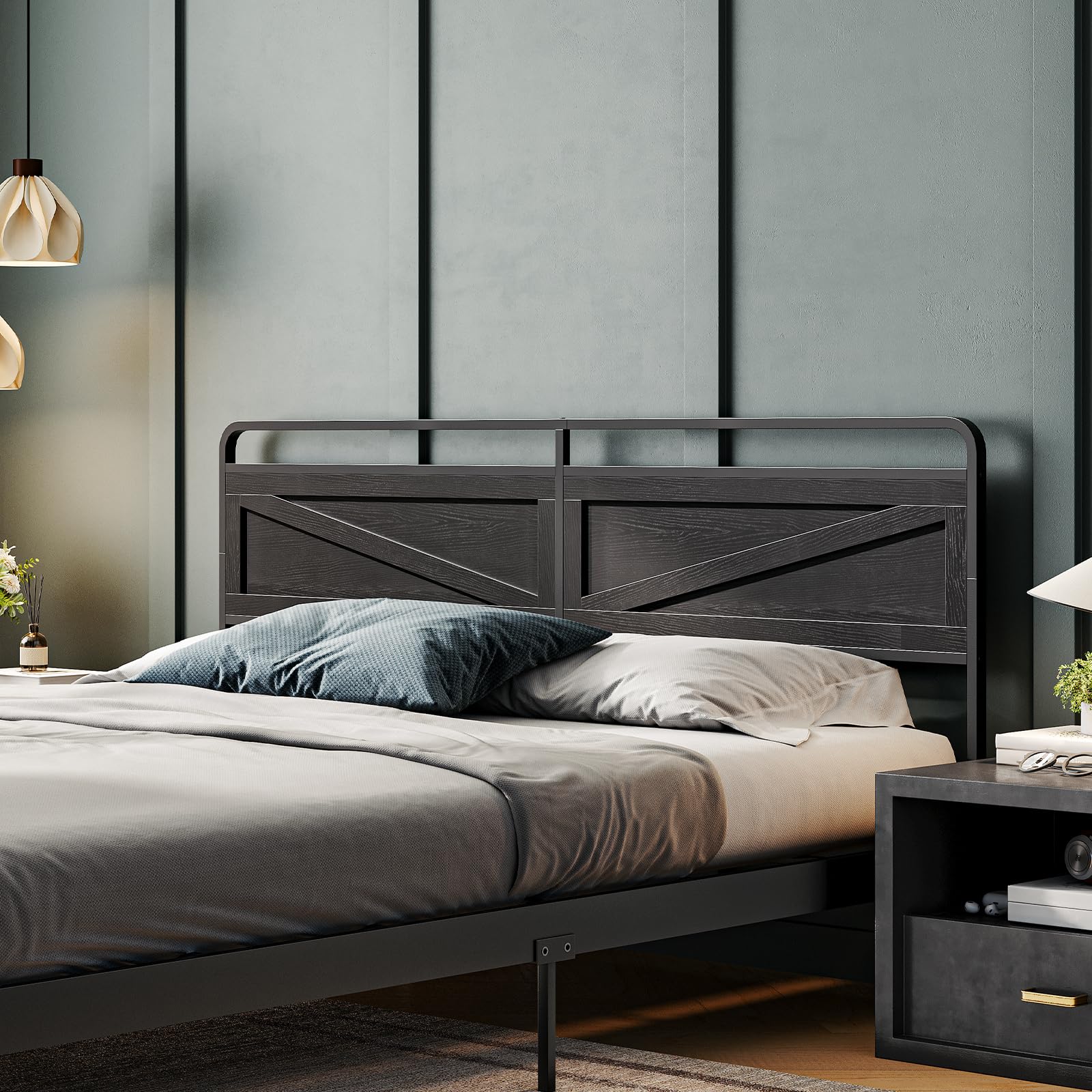 hoobro-headboards-t-te-de-lit-king-bois-noir-180-cm image 2