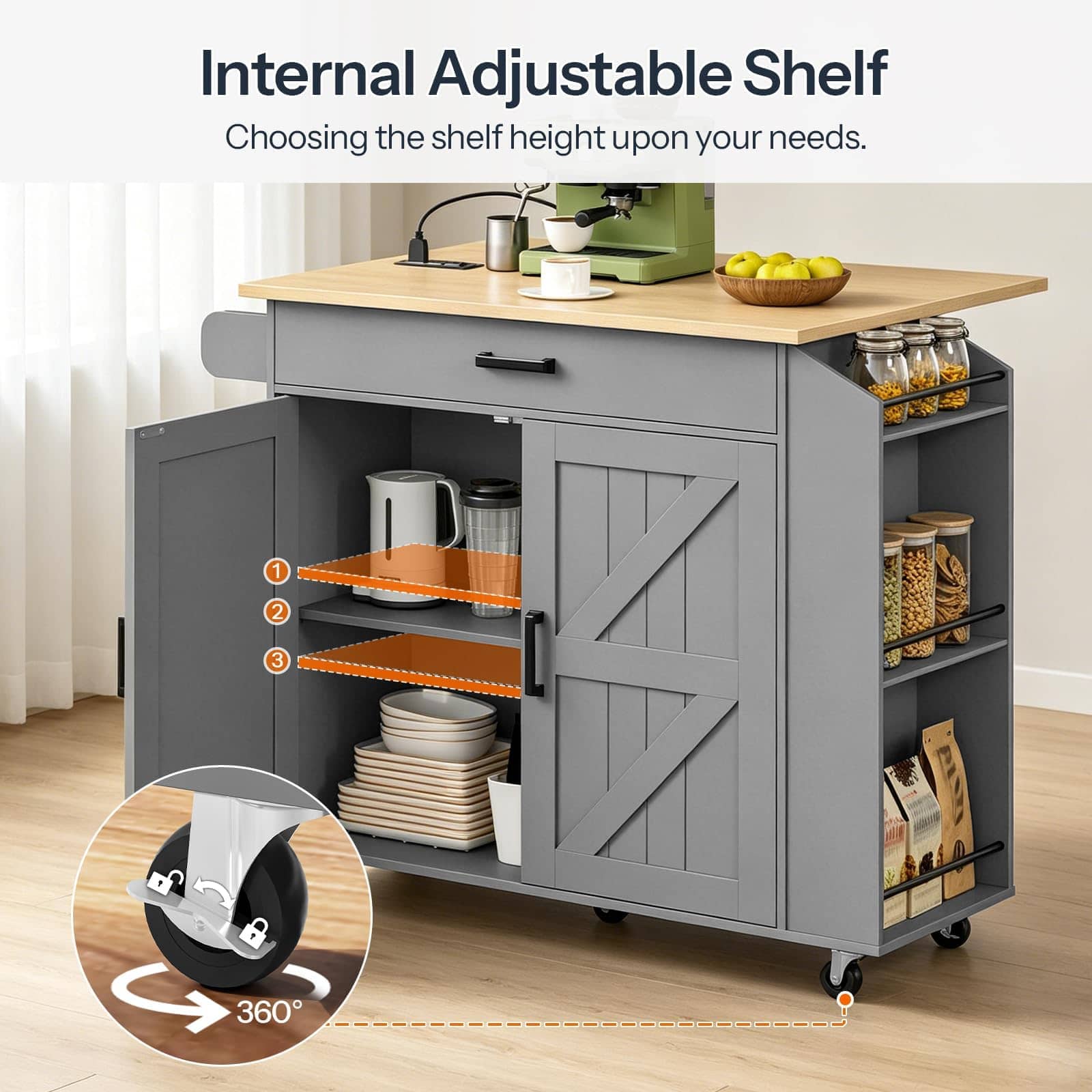 hoobro-kitchen-furniture-desserte-grise-roulettes-prise image 6