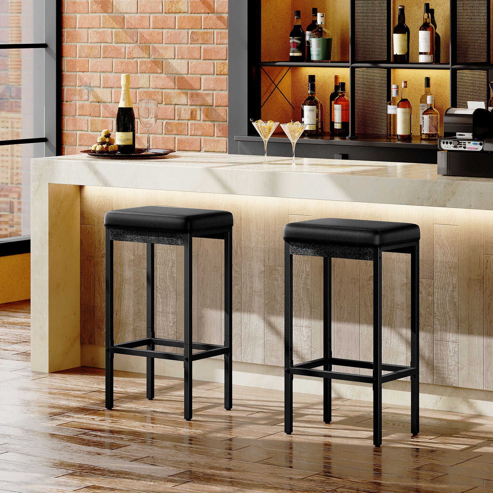 hoobro-bar-stools-tabouret-de-bar-noir-lot-de-2-rembourr image 8
