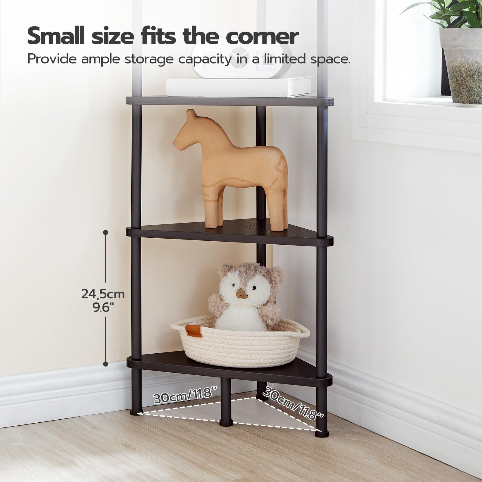 hoobro-bookshelves-tag-re-d-angle-6-niveaux-noir-bk36cj01 image 7