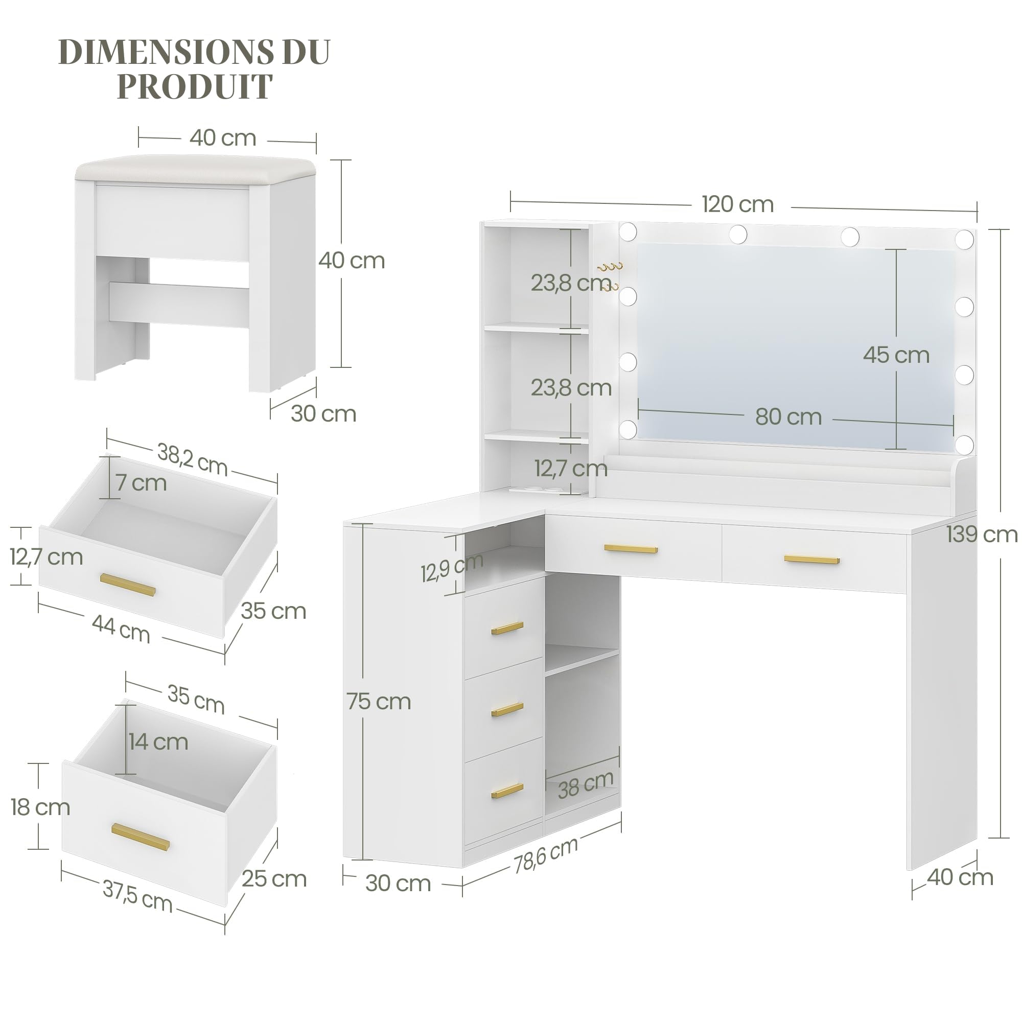 hexcelen-coiffeuses-coiffeuse-led-120-cm-blanc-tabouret image 2