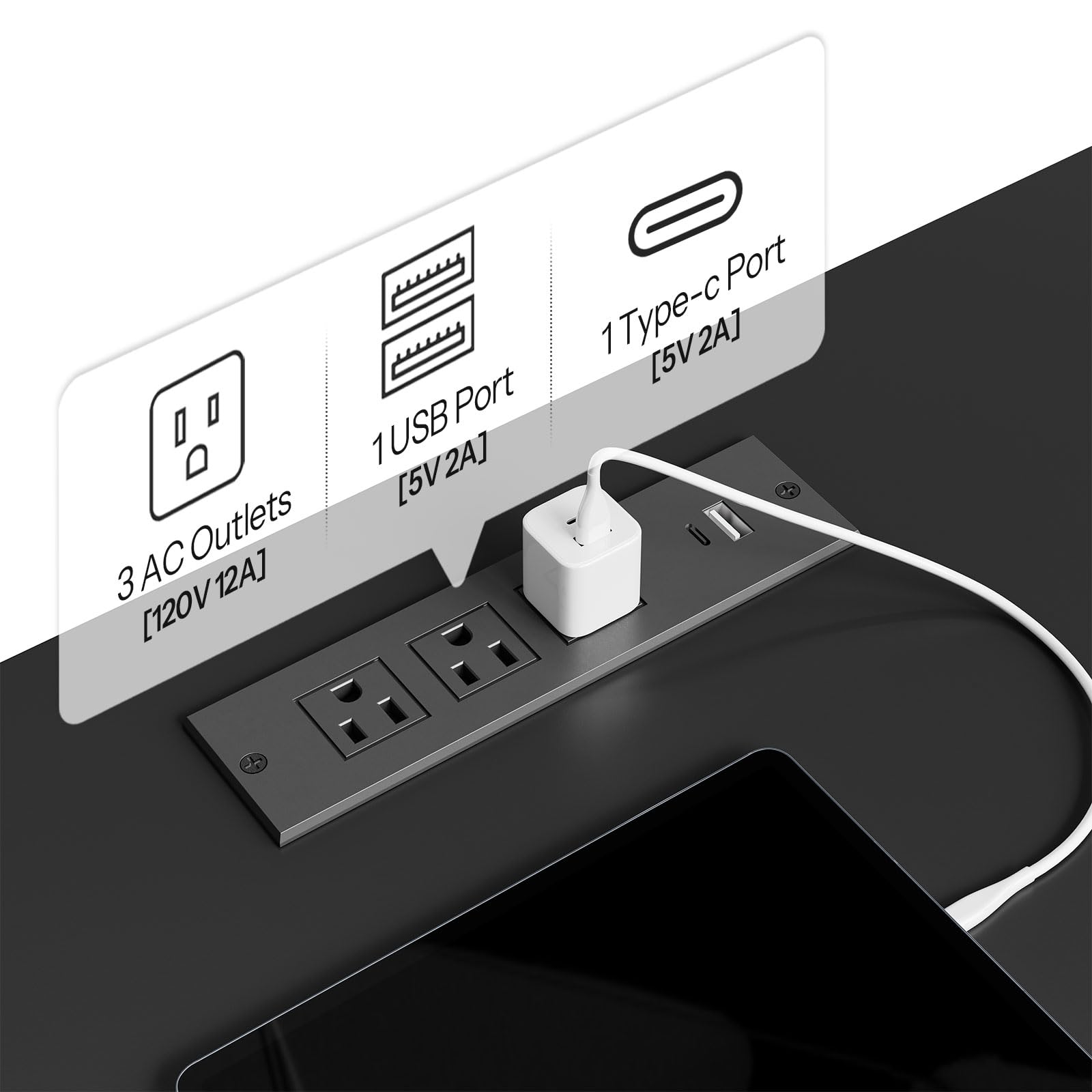 hoobro-meuble-tv-noir-avec-prise-et-led-70-pouces image 8