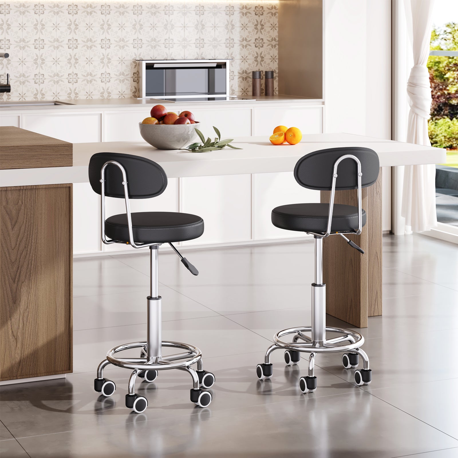hoobro-chaise-de-bureau-pivotante-noire-hauteur-r-glable image 4
