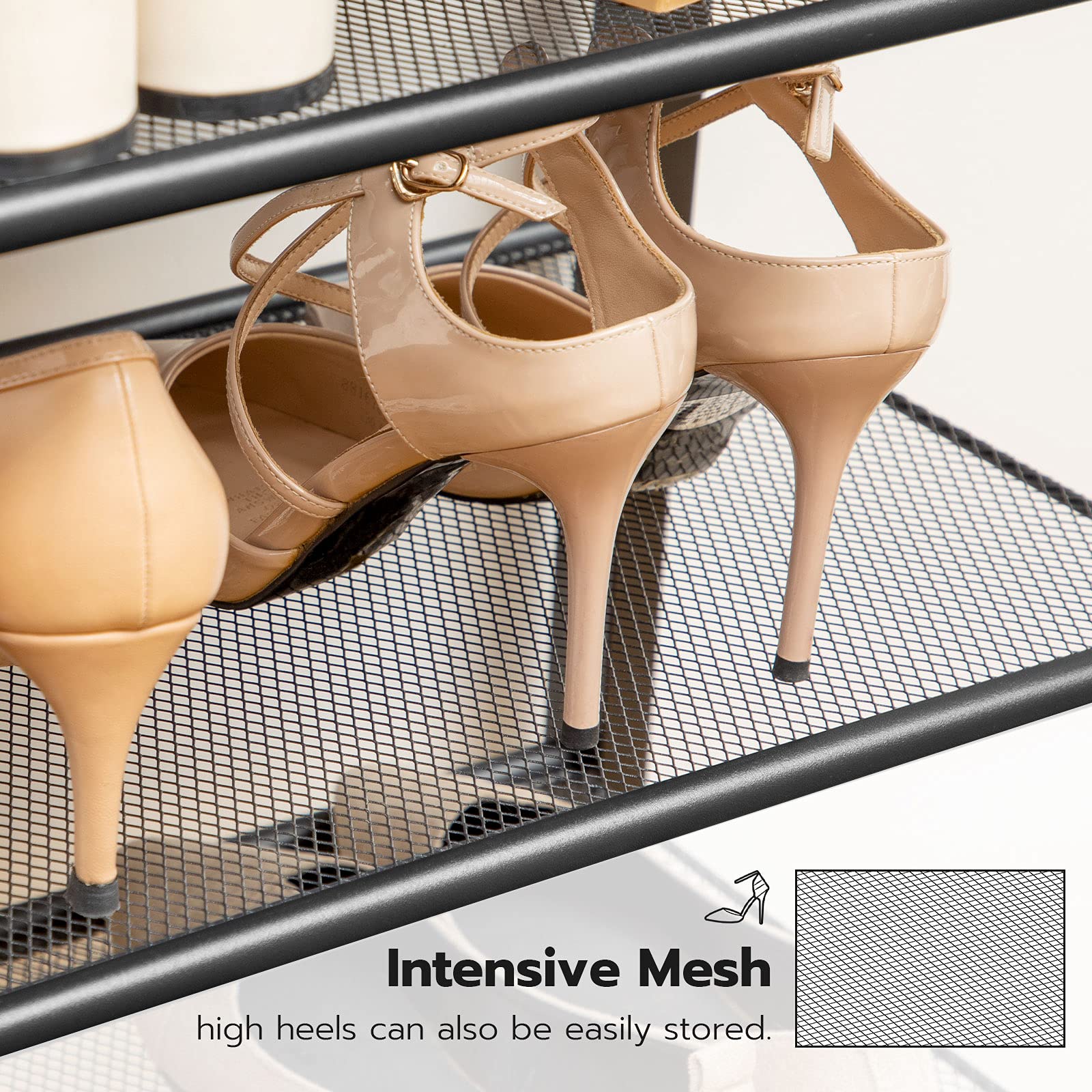 hoobro-shoe-racks-meuble-chaussures-8-niveaux-marron-14-21-paires image 7