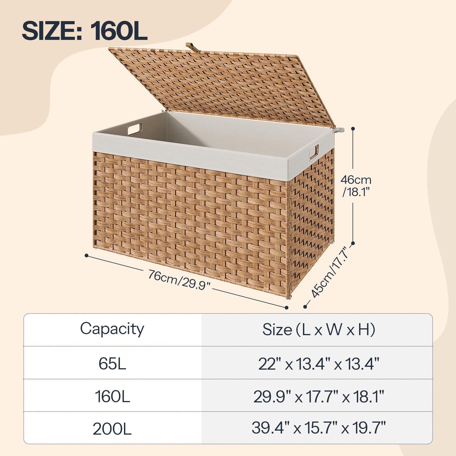 hoobro-storage-baskets-panier-rangement-160l-naturel-avec-couvercle image 8
