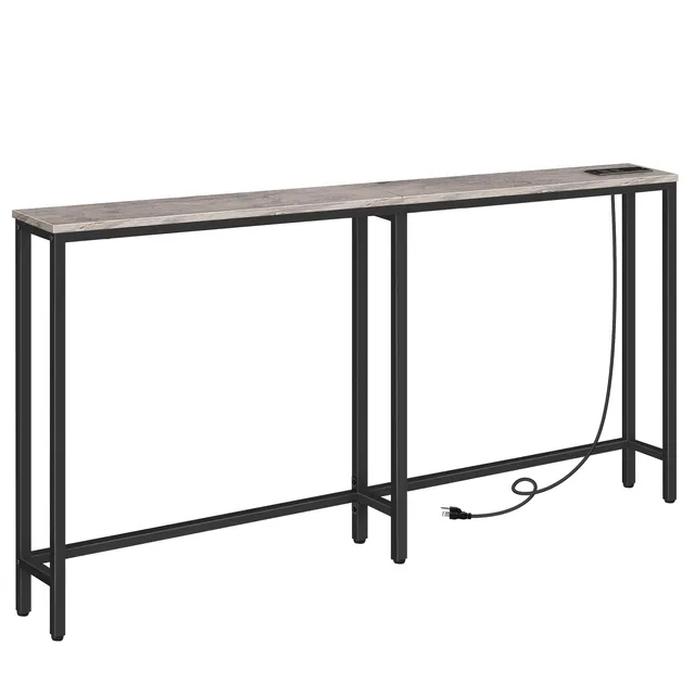 hoobro-console-table-63-pouces-table-console-troite-greige-prise image 1