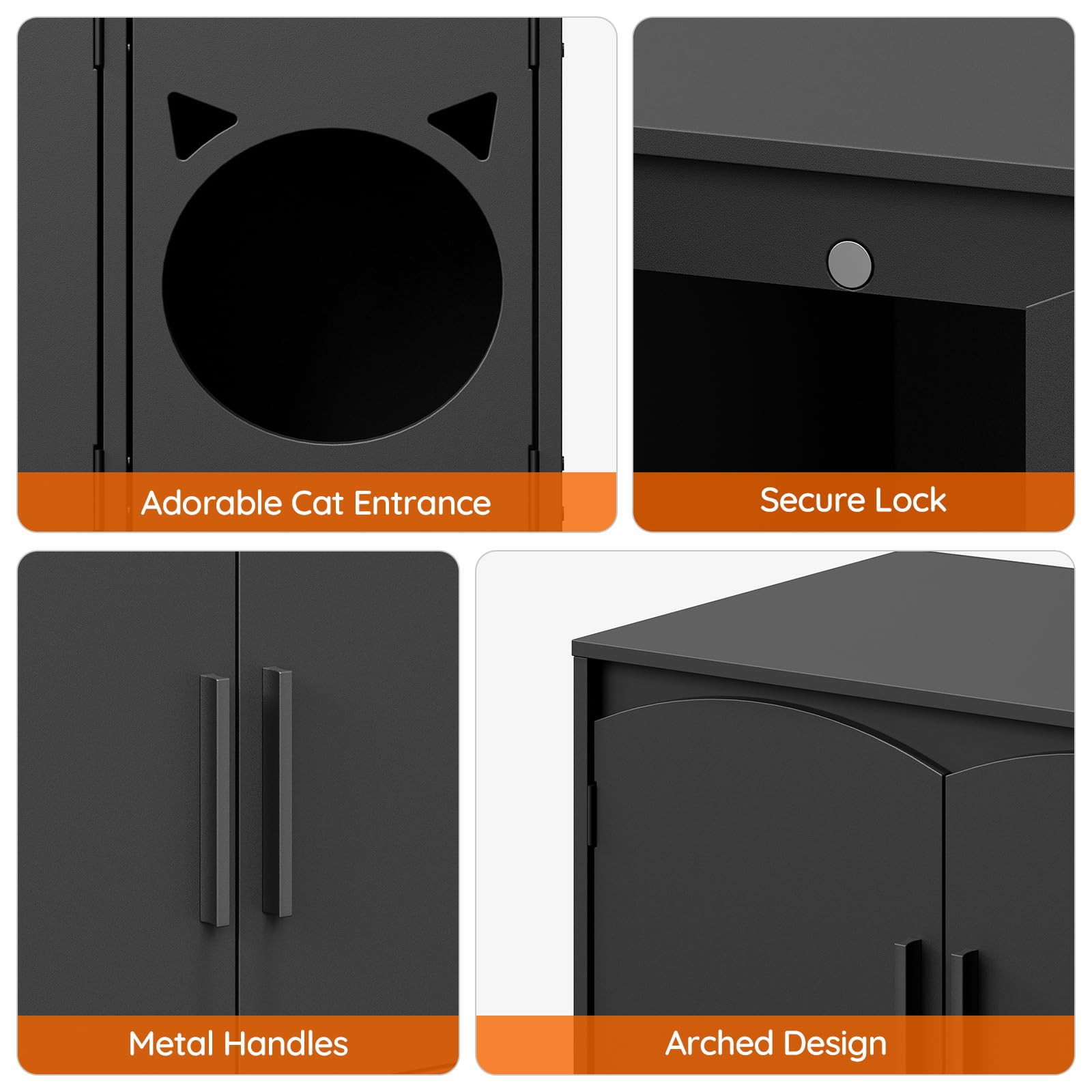 hoobro-pet-furniture-meuble-liti-re-chat-bois-noir-cach image 8
