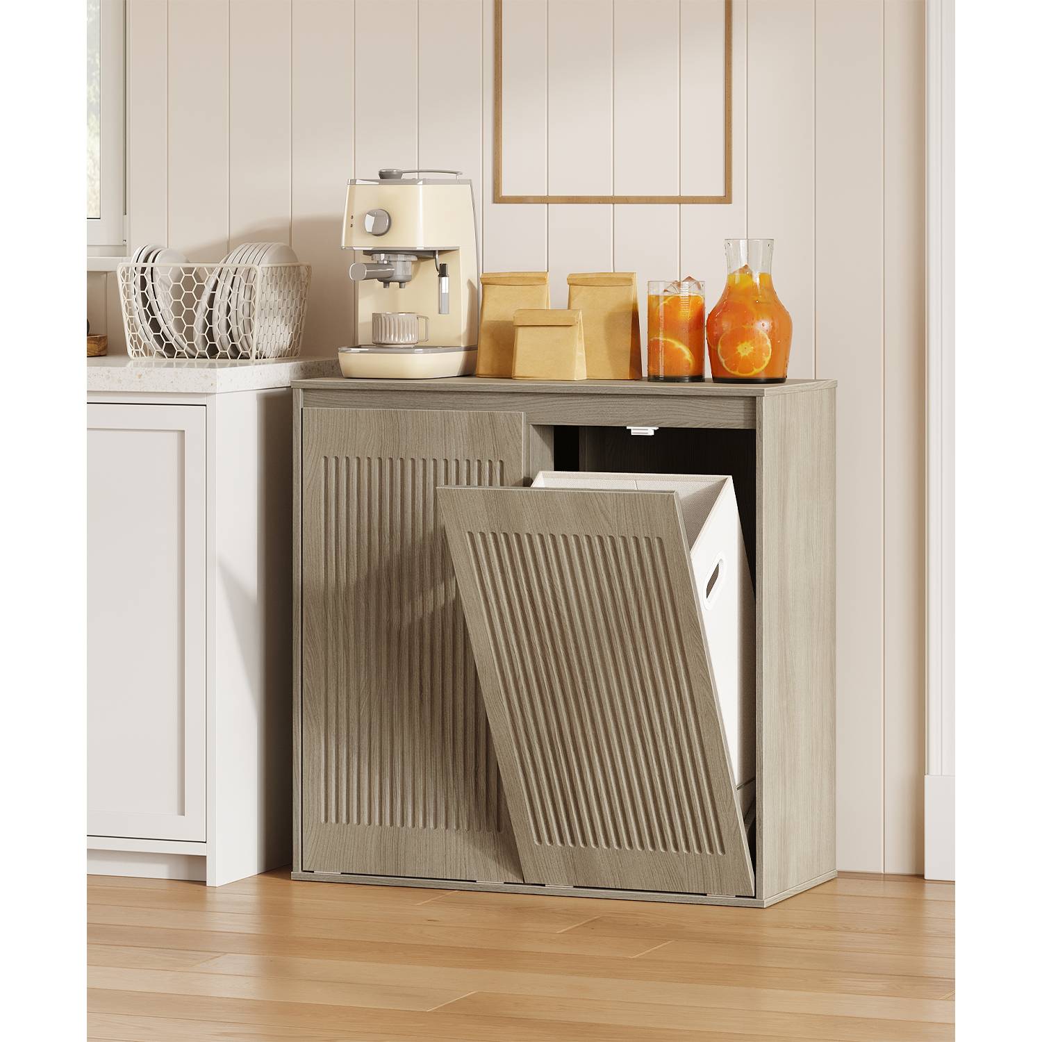 hoobro-panier-linge-double-basculant-greige image 6