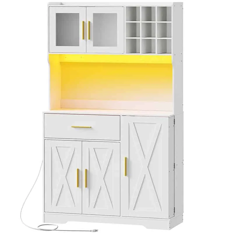 hoobro-kitchen-furniture-armoire-cuisine-blanche-71-prise-usb image 1