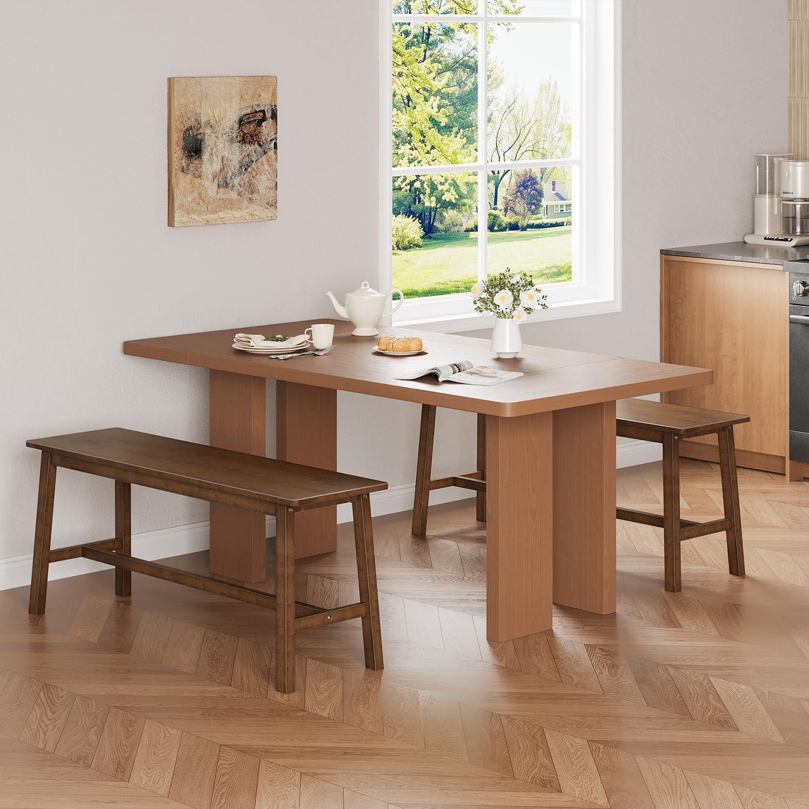hoobro-banc-salle-manger-bambou-mocha-100-cm image 6