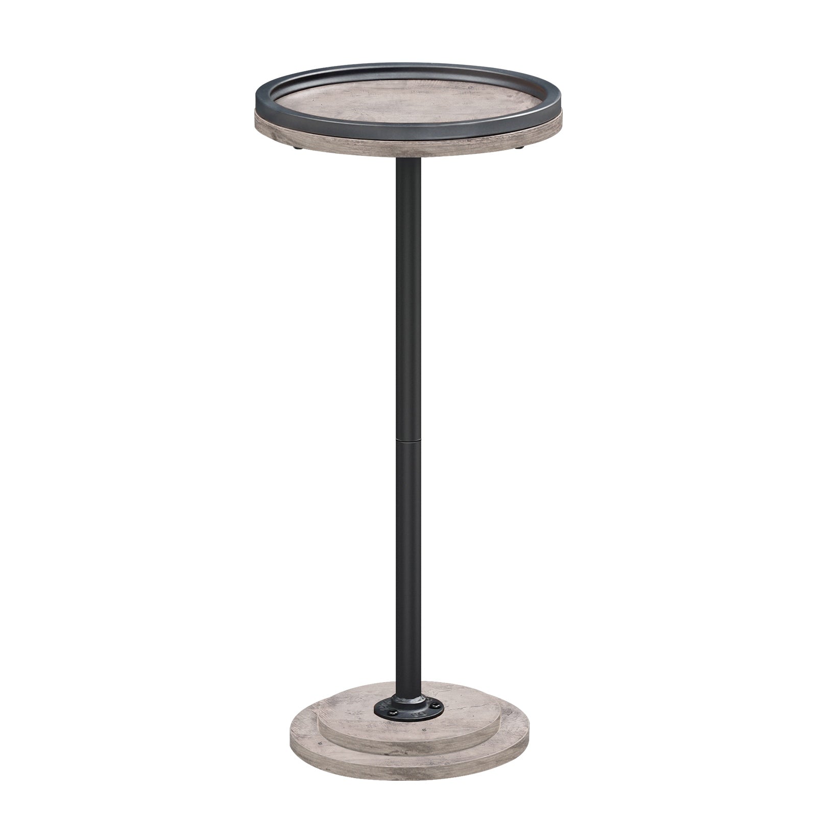 hoobro-table-appoint-ronde-greige-pied-lest-petit-format image 3