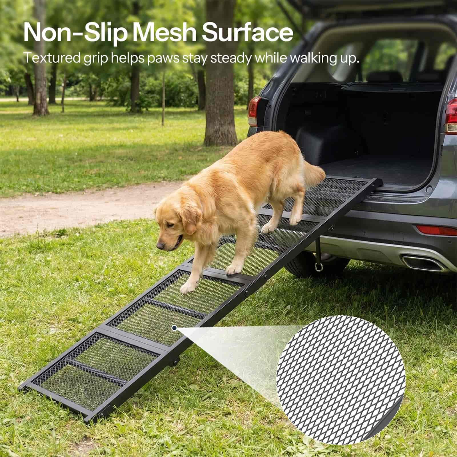 hoobro-pet-furniture-rampe-chien-pliable-70-8-noire-antid-rapante image 6