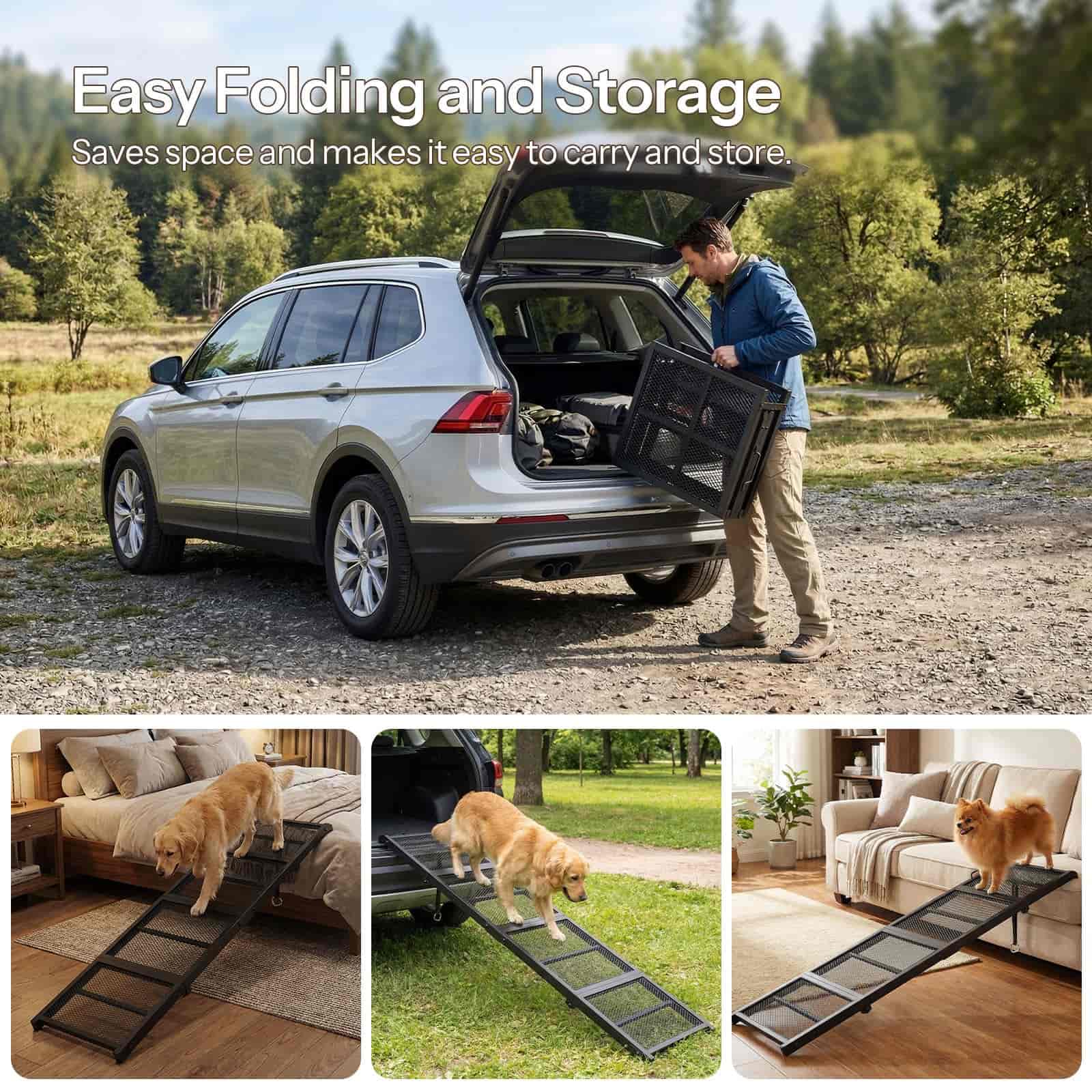 hoobro-pet-furniture-rampe-chien-pliable-70-8-noire-antid-rapante image 8