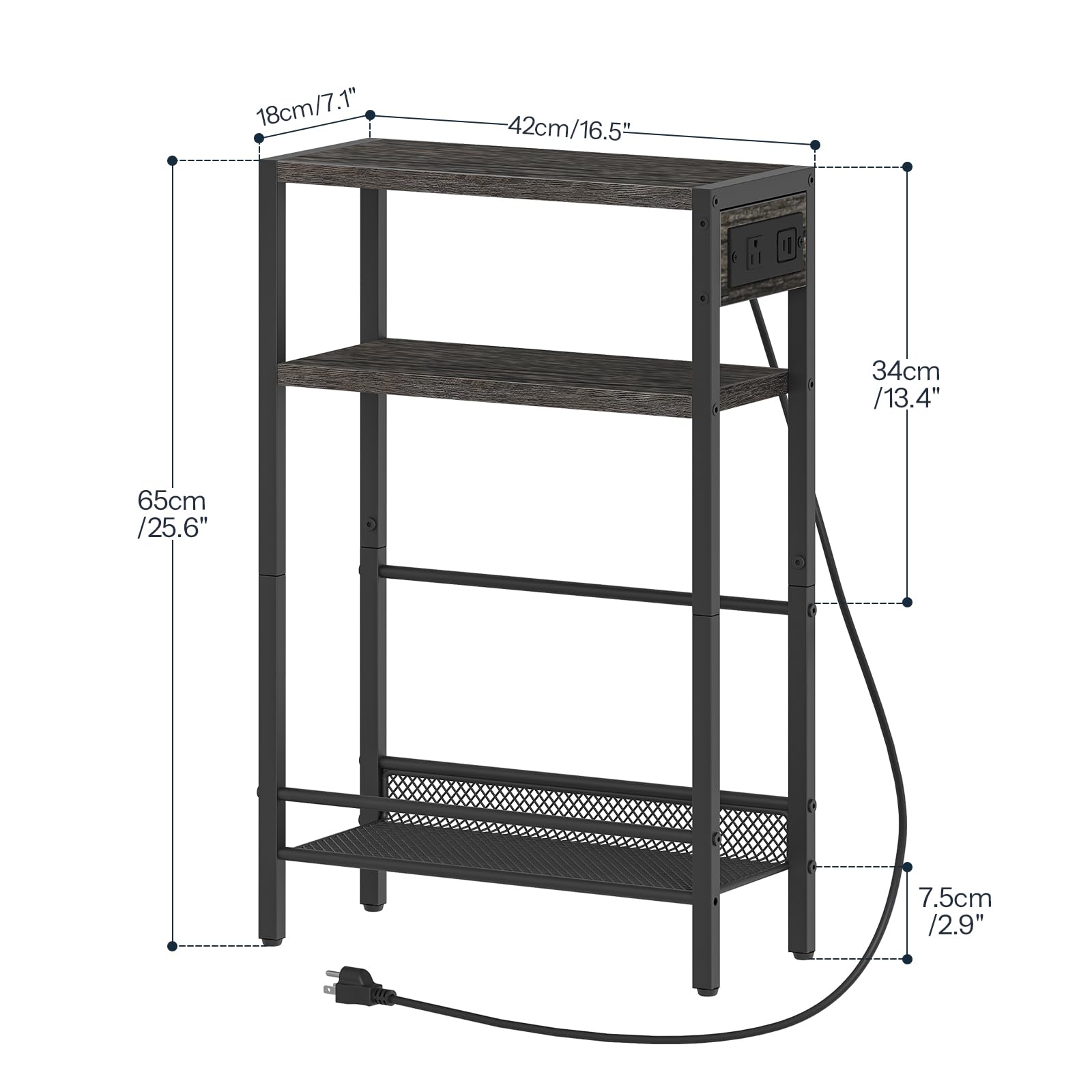 hoobro-side-tables-bc102ubz01-table-chevet-noir-troit image 2