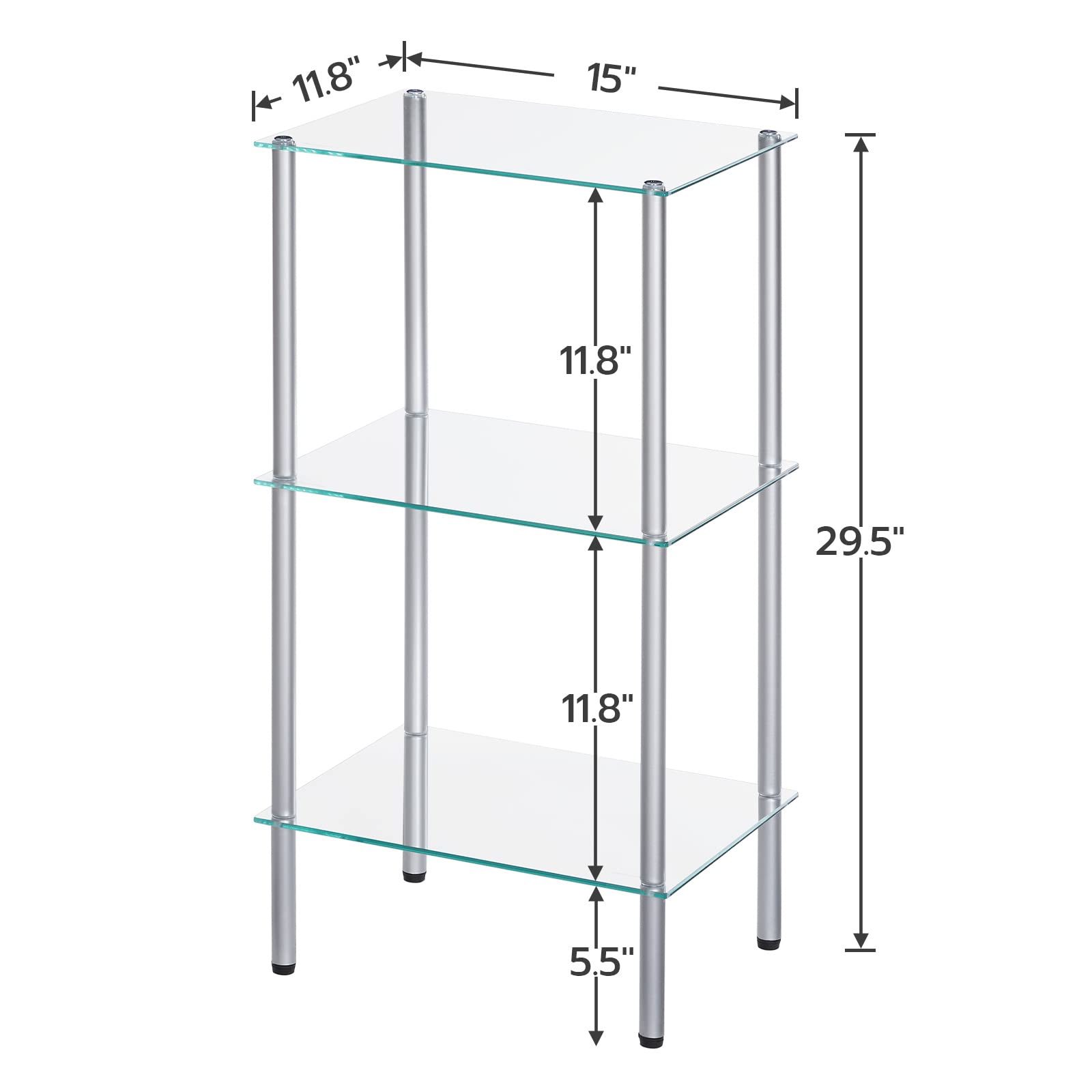 hoobro-bathroom-furniture-tag-re-salle-de-bain-verre-3-niveaux image 3