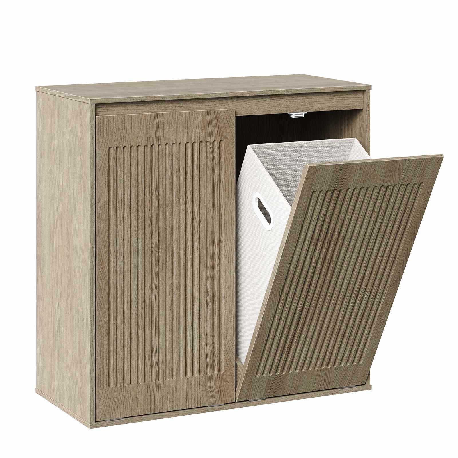 hoobro-panier-linge-double-basculant-greige image 3