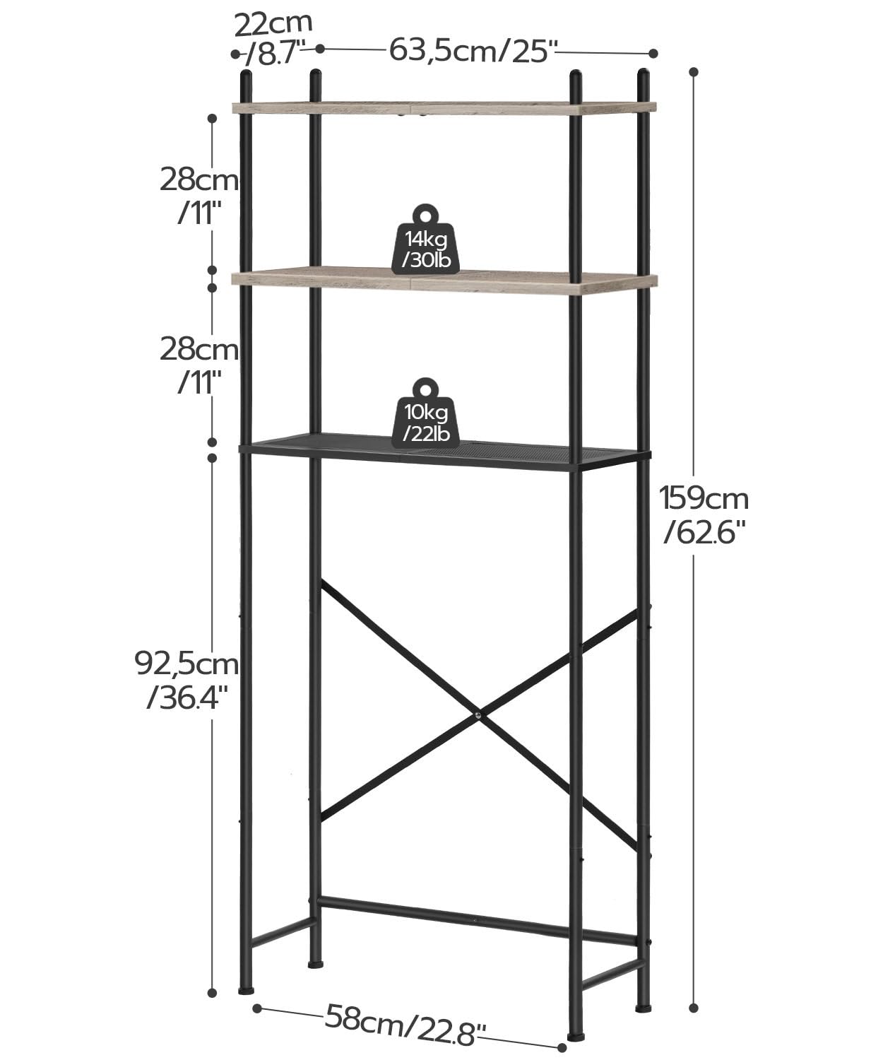 hoobro-meuble-dessus-wc-greige-3-tag-res-rangement image 3